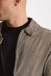 Giubbino in pelle lavata grigio chiaro uomo Giorgio brato - 8