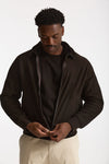 Giubbino in shearling marrone uomo Giorgio brato - 1