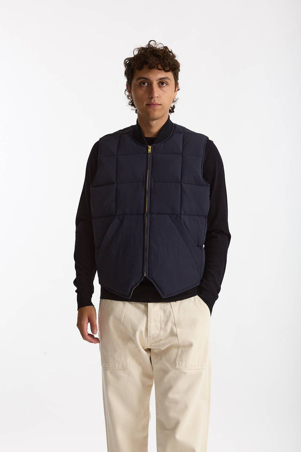 Gilet trapuntato SEATTLE blu uomo Chesapeake's