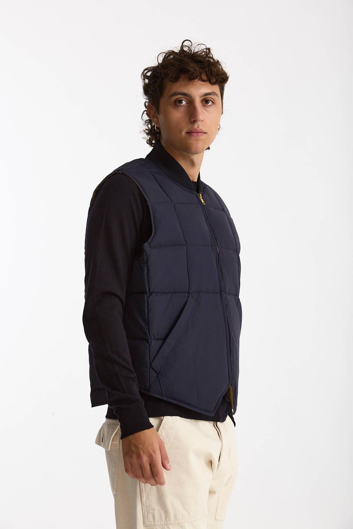 Gilet trapuntato SEATTLE blu uomo Chesapeake's - 3