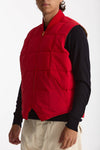 Gilet trapuntato SEATTLE rosso uomo Chesapeake's - 4