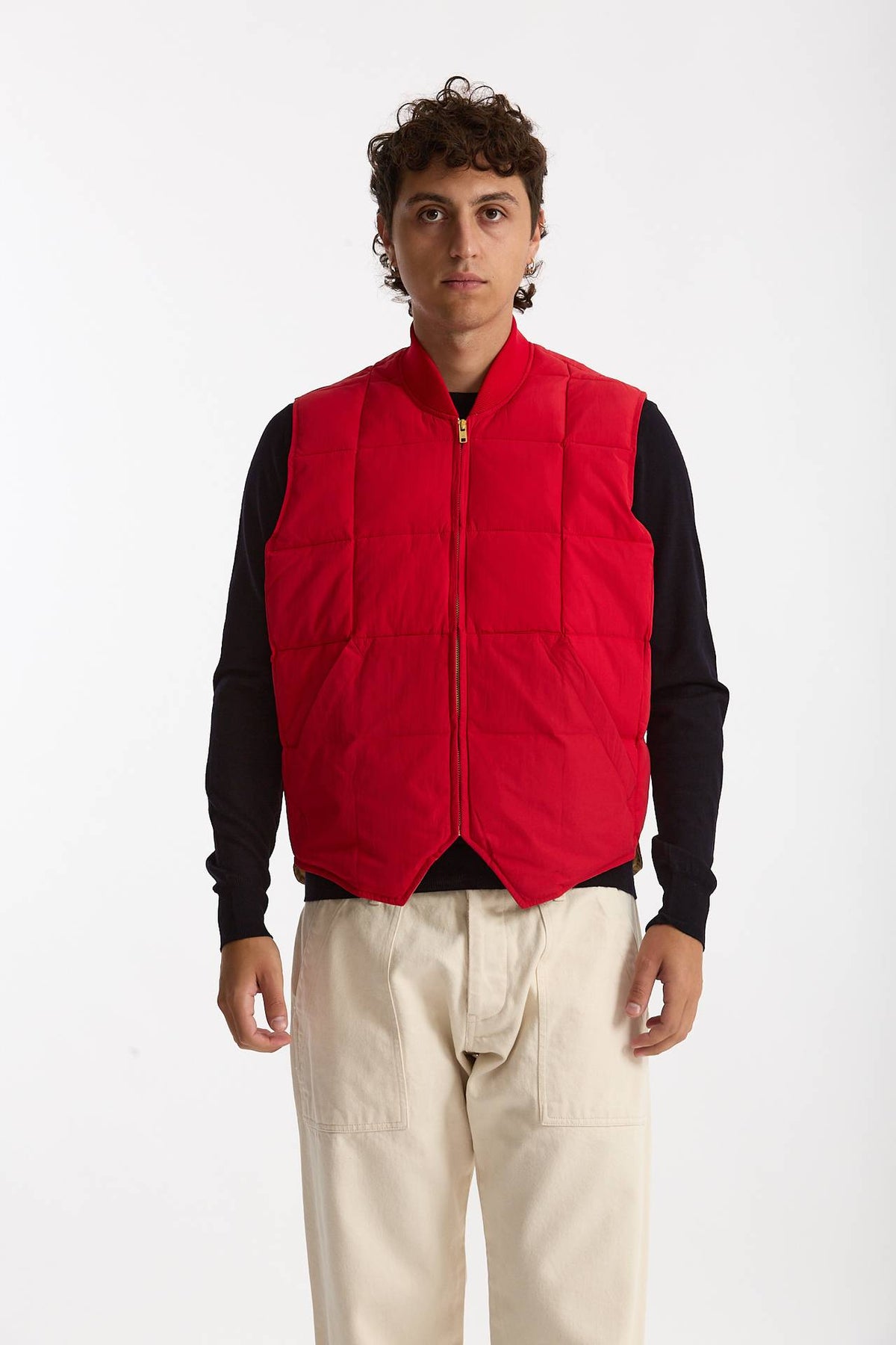 Gilet trapuntato SEATTLE rosso uomo Chesapeake's - 2