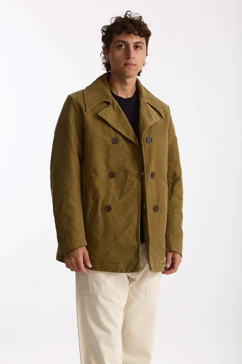 Peacoat imbottito kaki uomo Chesapeake's - 2