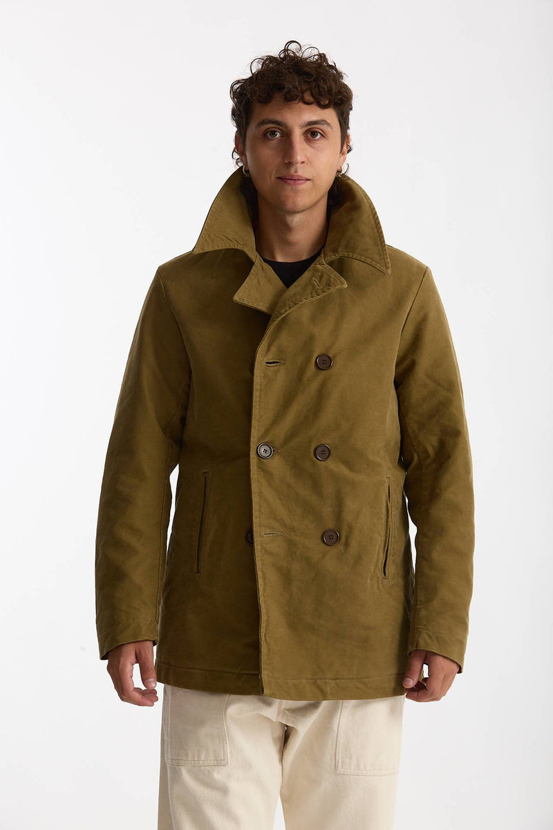 Peacoat imbottito kaki uomo Chesapeake's - 5