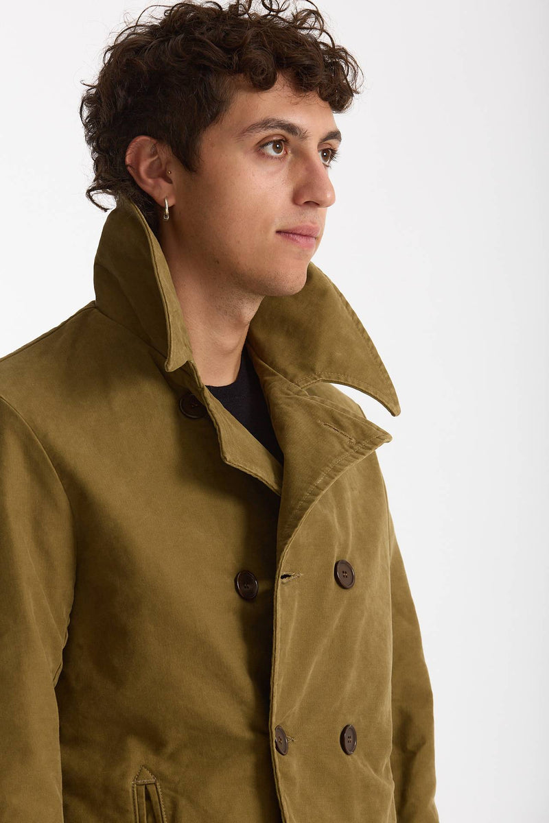 Peacoat imbottito kaki uomo Chesapeake's - 6