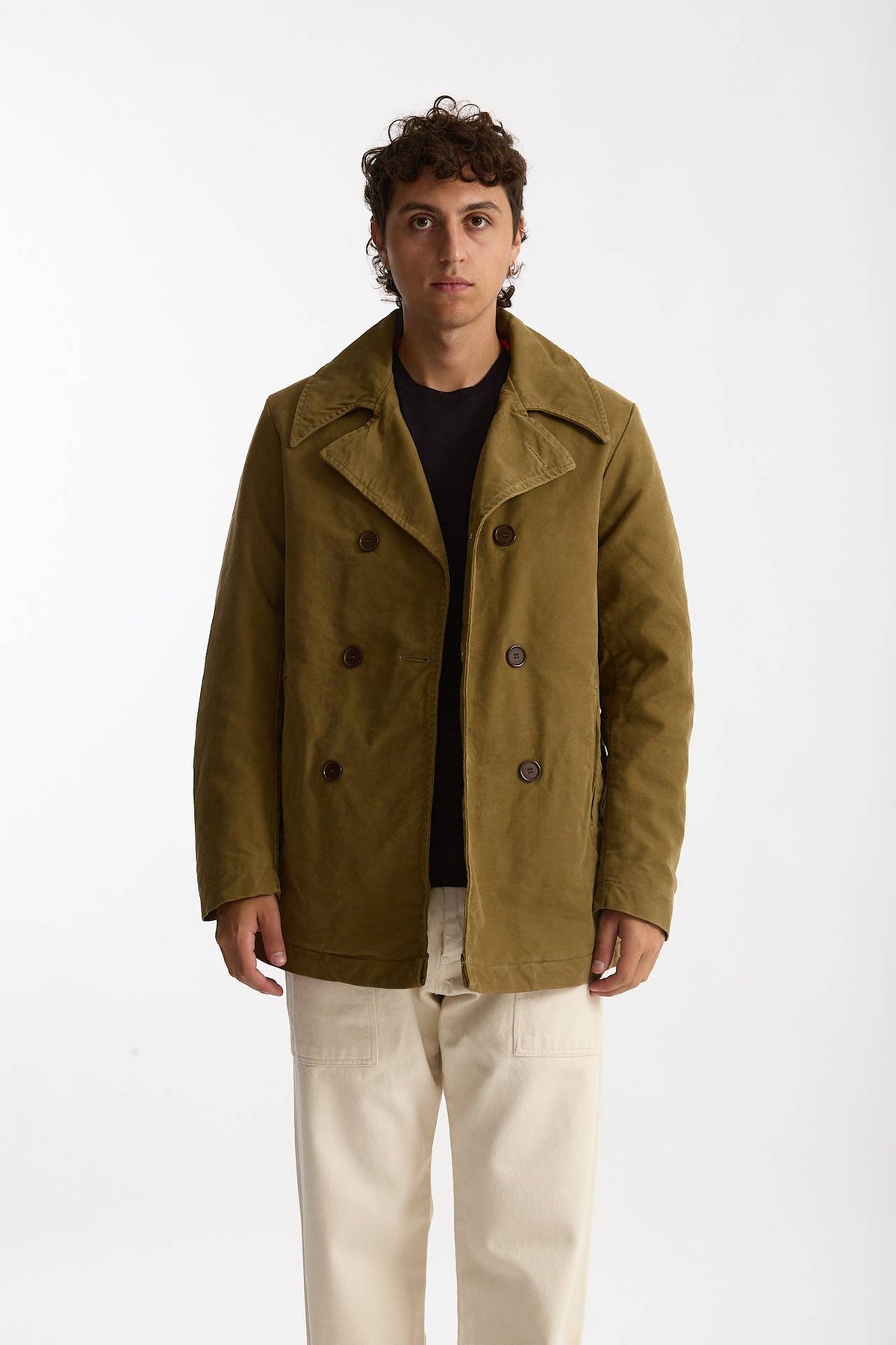 Peacoat imbottito kaki uomo Chesapeake's - 1