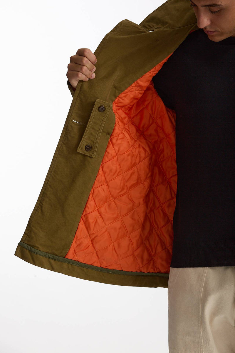 Peacoat imbottito kaki uomo Chesapeake's - 8