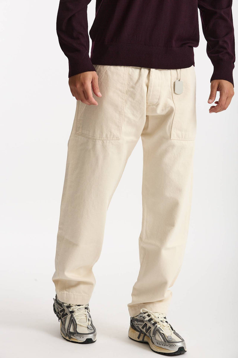 Pantalone GRAVES in cotone fermo bianco uomo Chesapeake's - 3