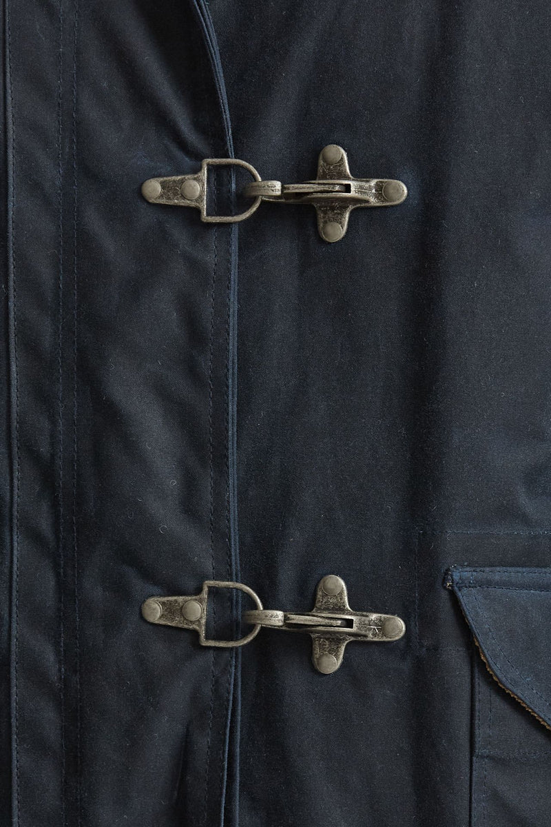 Giubbino BEDFORD WAXED fireman blu uomo Chesapeake's - 8