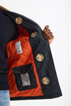Giubbino BEDFORD WAXED fireman blu uomo Chesapeake's - 10
