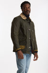 Giubbino fireman BEDFORD WAXED verde uomo Chesapeake's - 1