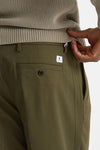 Pantalone GIN in cotone e nylon stretch verde uomo Department five - 2