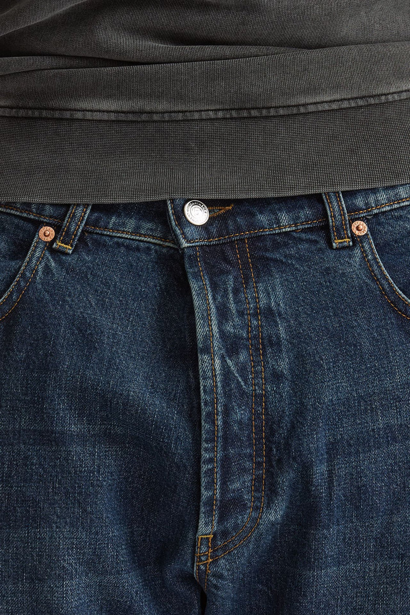 Jeans MUSSO in cotone fermo lavaggio medio uomo Department five - 6