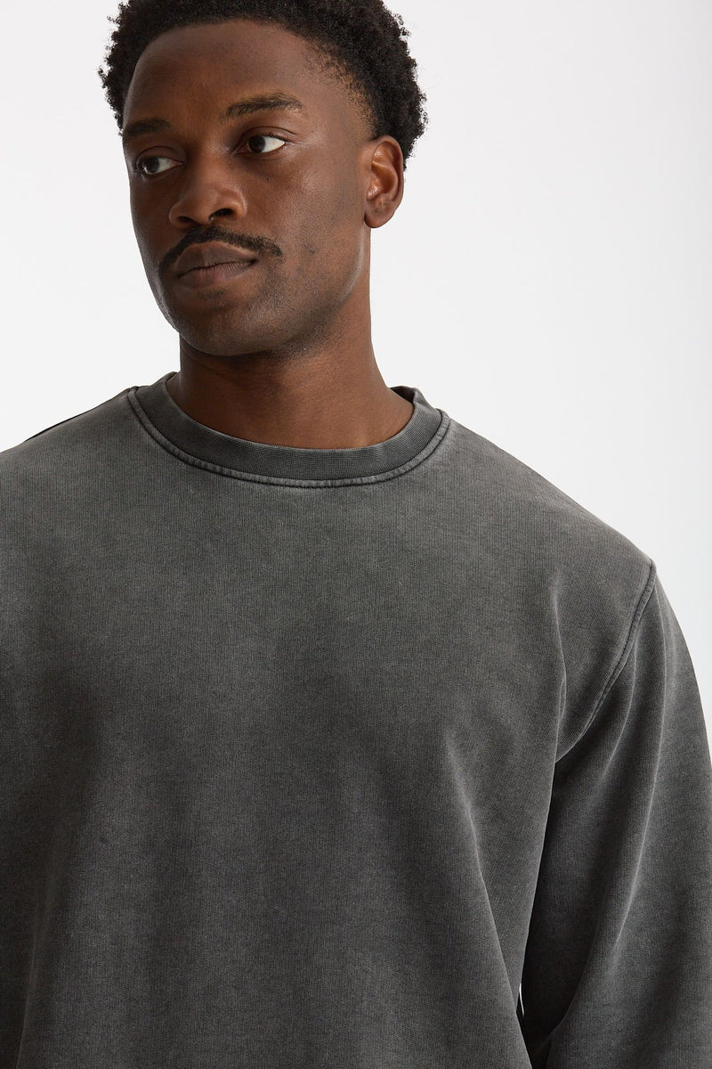 Felpa girocollo WILLARD in cotone grigio uomo Department five - 5