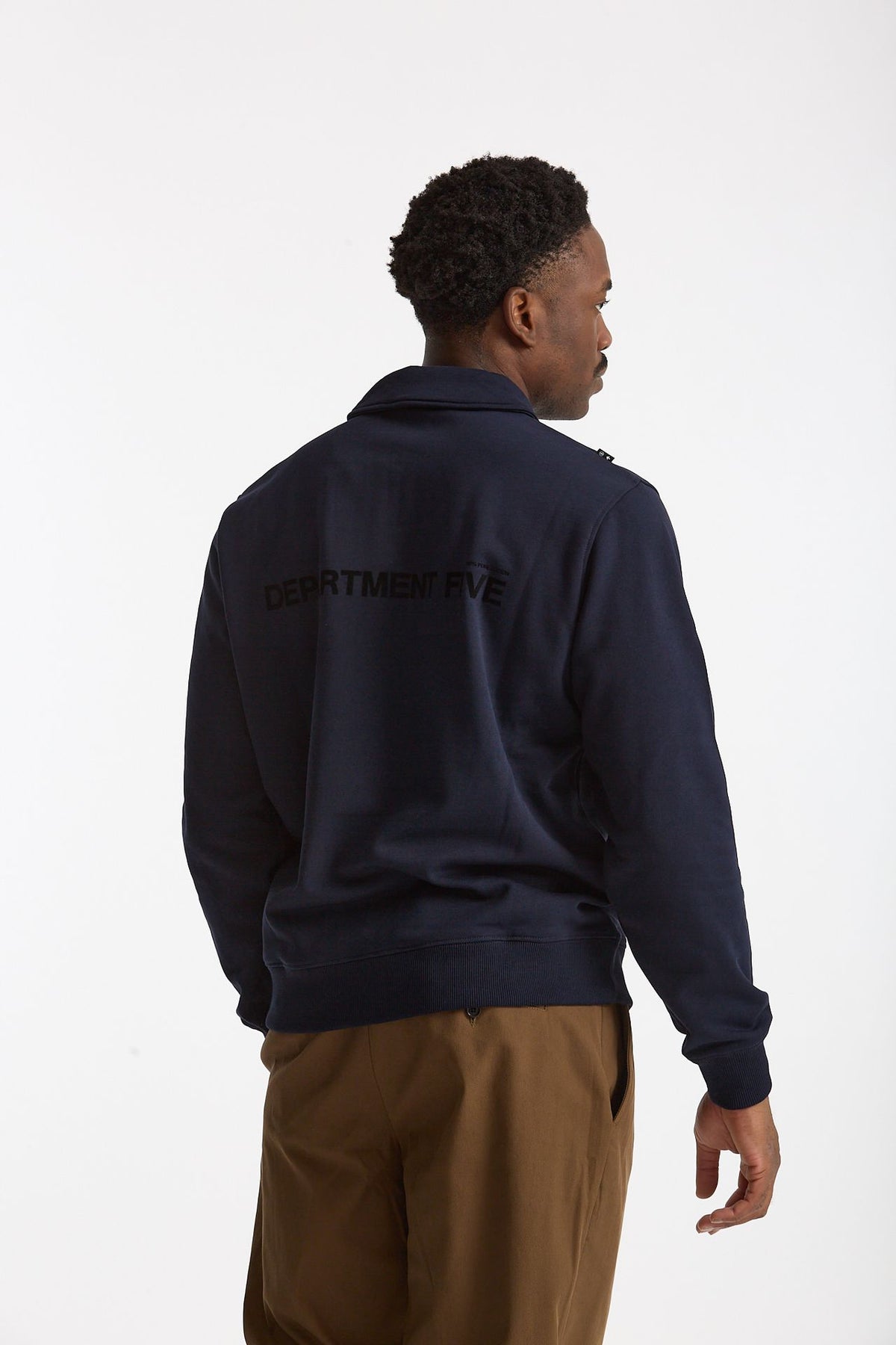 Felpa BOSS in cotone blu uomo Department five - 1