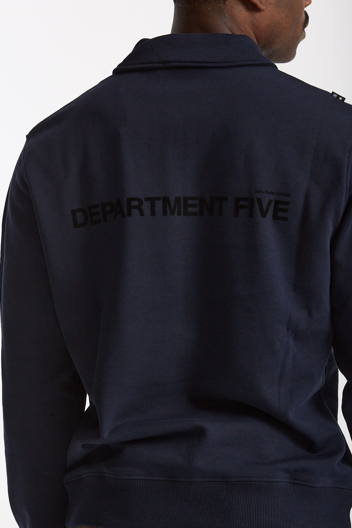 Felpa BOSS in cotone blu uomo Department five - 7