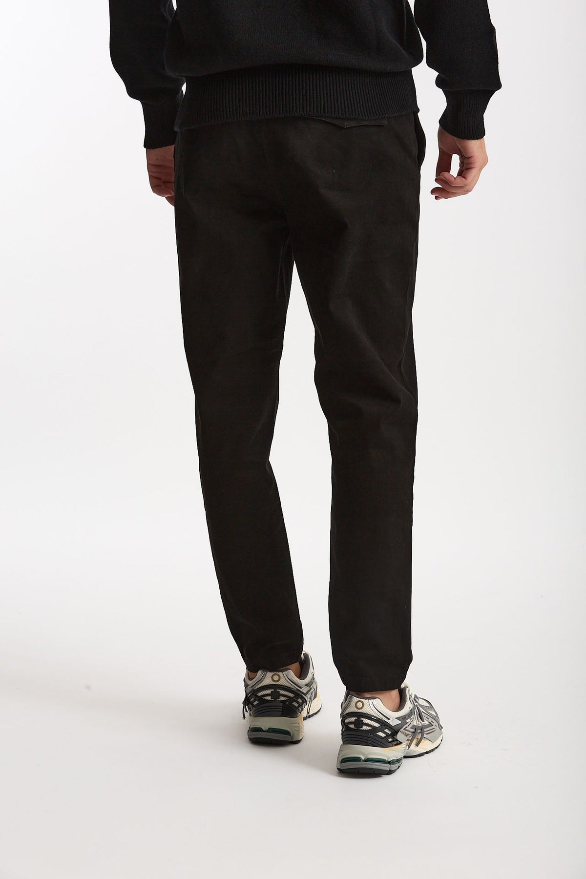 Pantalone PRINCE in cotone stretch lavato nero uomo Department five - 3