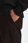 Pantalone PRINCE in cotone stretch lavato nero uomo Department five - 6