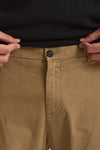 Pantalone PRINCE in cotone stretch lavato cammello uomo Department five - 5