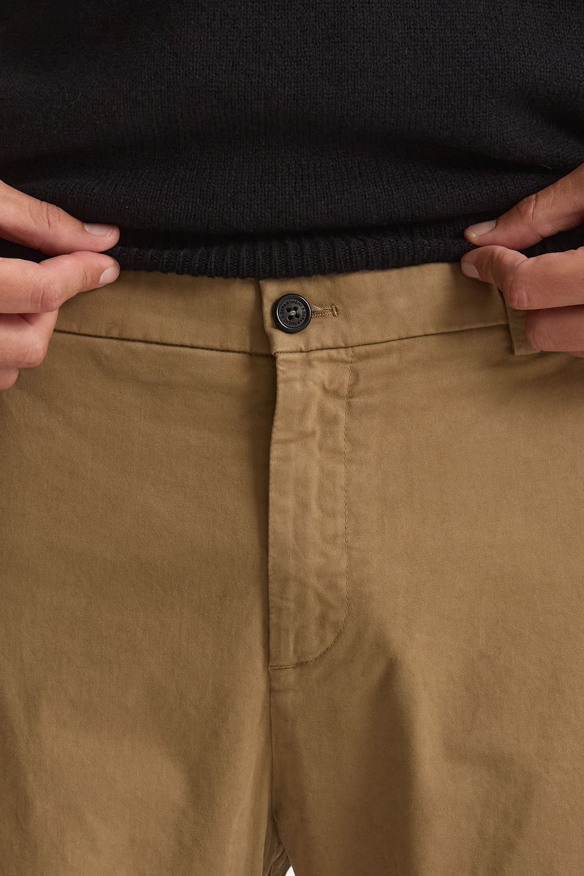 Pantalone PRINCE in cotone stretch lavato cammello uomo Department five - 5