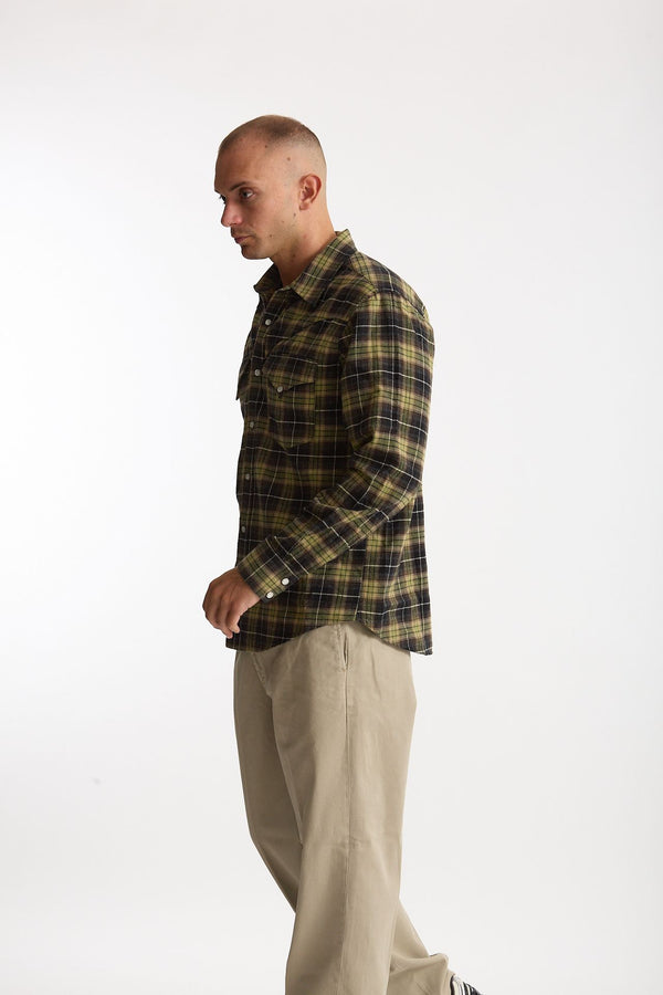Camicia texana cotone scozzese uomo Department five