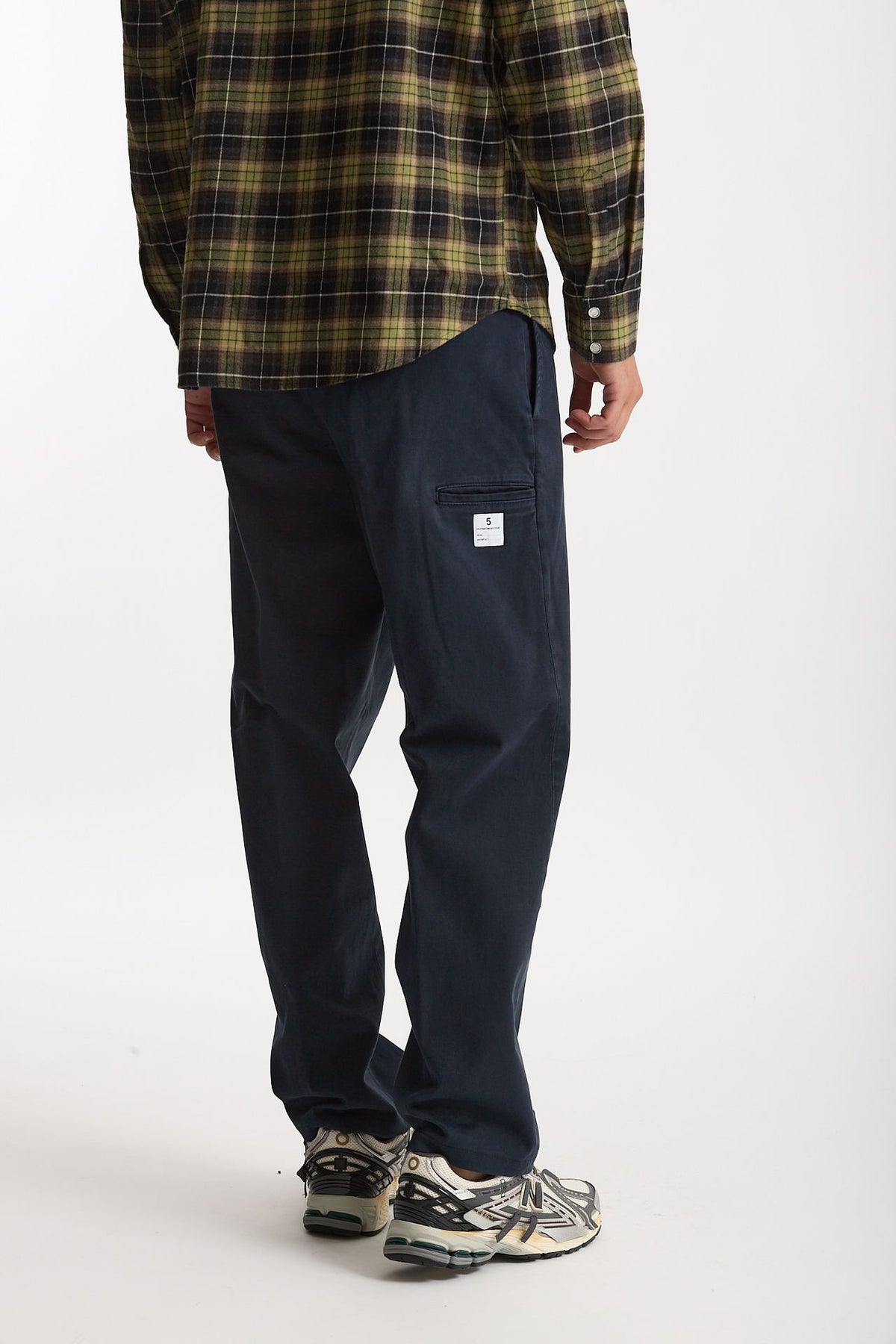 Pantalone ANT in cotone stretch blu uomo Department five - 3
