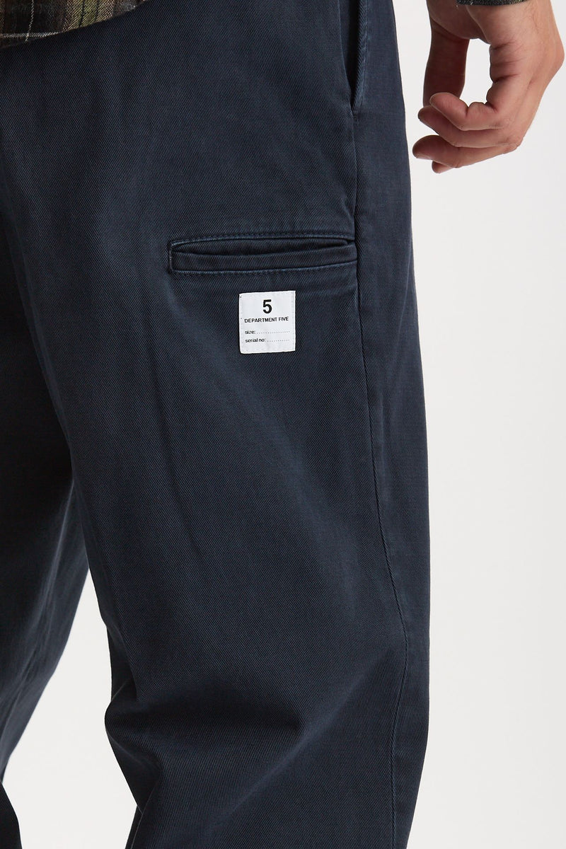 Pantalone ANT in cotone stretch blu uomo Department five - 4