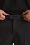 Pantalone SPY in lana e poliestere nero uomo Department five - 5