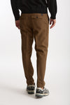 Pantalone SPY in lana e poliestere cammello uomo Department five - 3