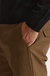 Pantalone SPY in lana e poliestere cammello uomo Department five - 6