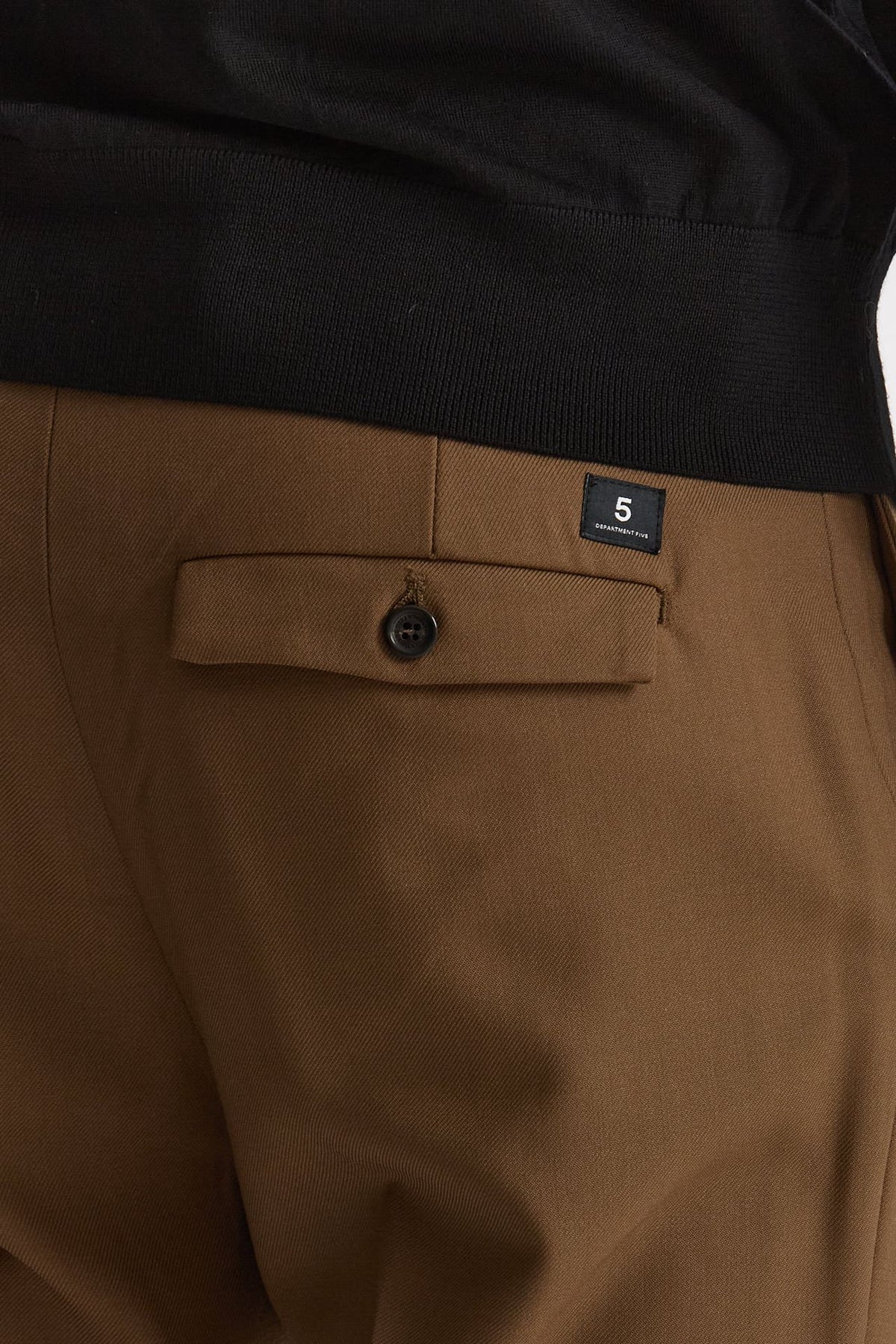 Pantalone SPY in lana e poliestere cammello uomo Department five - 7