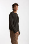 Maglia Serafino grigio antracite uomo Diana studio - 4