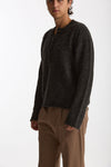 Maglia Serafino grigio antracite uomo Diana studio - 1