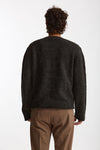 Maglia Serafino grigio antracite uomo Diana studio - 5