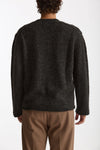 Maglia girocollo grigio antracite uomo Diana studio - 4