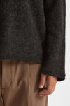 Maglia girocollo grigio antracite uomo Diana studio - 7