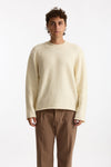 Maglia girocollo panna uomo Diana studio - 3