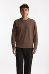 Maglia in lana e cashmere tortora uomo Diana studio - 1