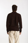Polo in lana boucle’ marrone uomo Diana studio - 4