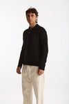 Polo in lana boucle’ nero uomo Diana studio - 4