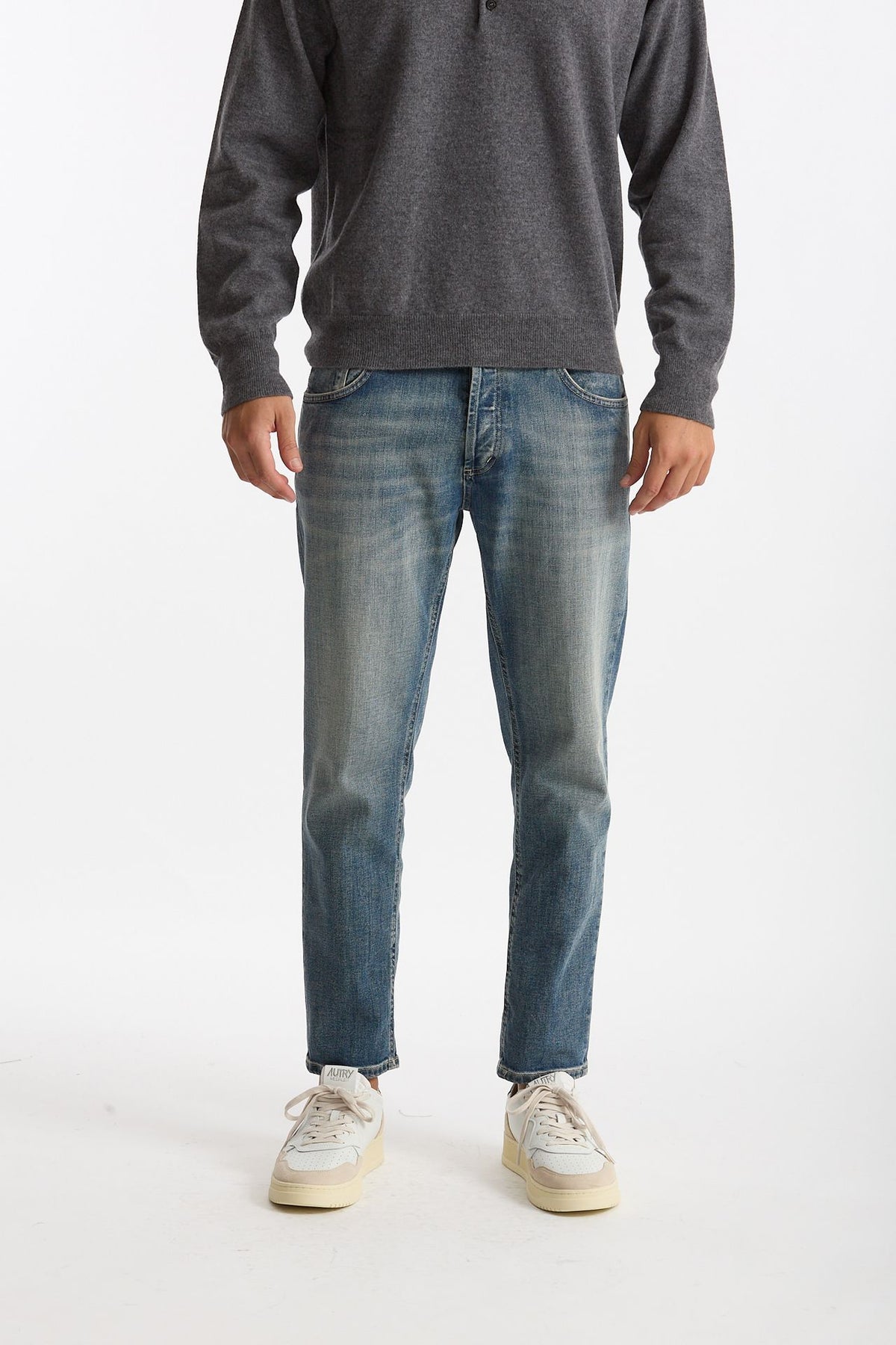 Jeans BRIGHTON lavaggio chiaro uomo Dondup - 1