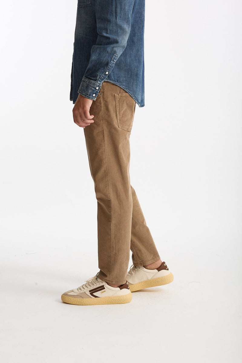 Jeans BRIGHTON in velluto cammello uomo Dondup - 1