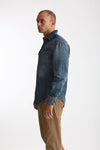 Camicia manica lunga in denim medio uomo Dondup - 3