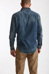 Camicia manica lunga in denim medio uomo Dondup - 4