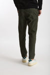 Pantalone in cotone lavato stretch ZYAN verdone uomo Dondup - 3