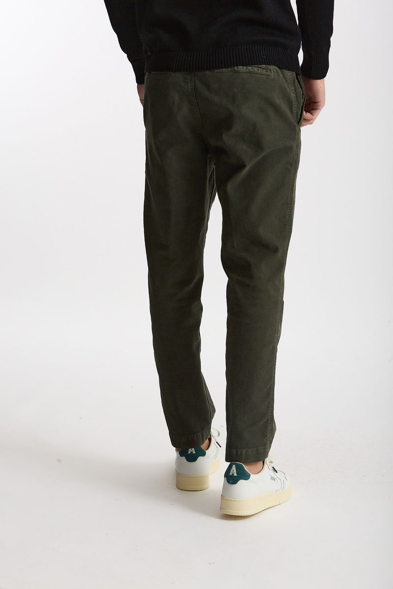 Pantalone in cotone lavato stretch ZYAN verdone uomo Dondup - 3
