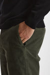 Pantalone in cotone lavato stretch ZYAN verdone uomo Dondup - 6