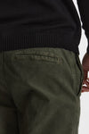 Pantalone in cotone lavato stretch ZYAN verdone uomo Dondup - 7