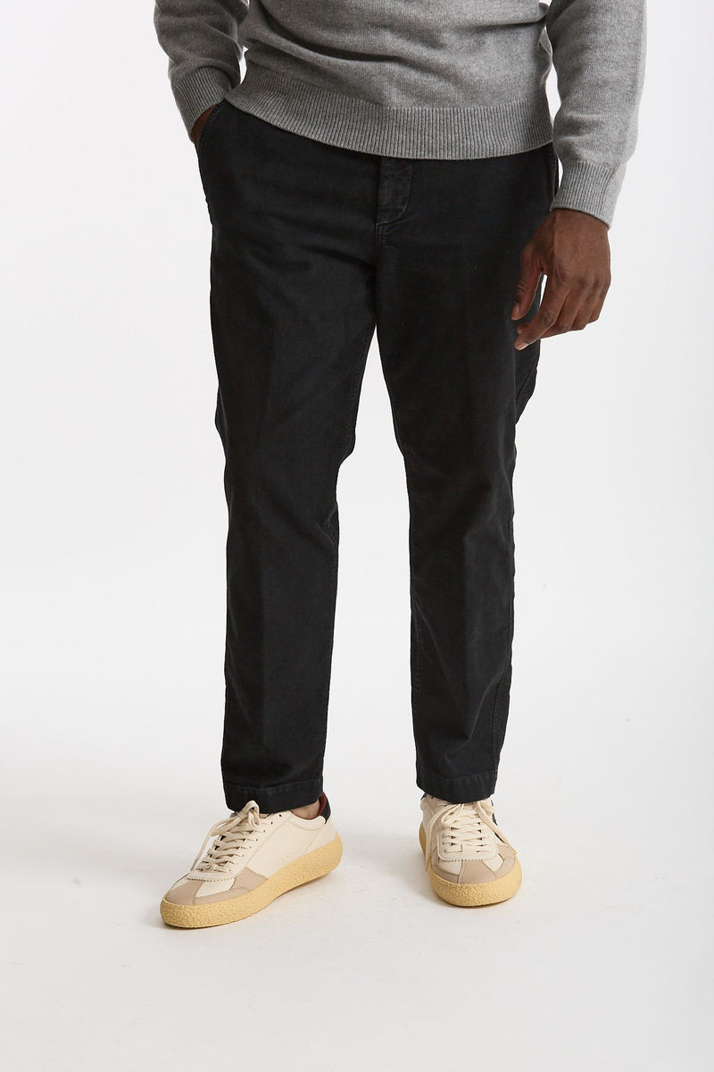 Pantalone ZYAN  in cotone lavato antracite uomo Dondup - 1