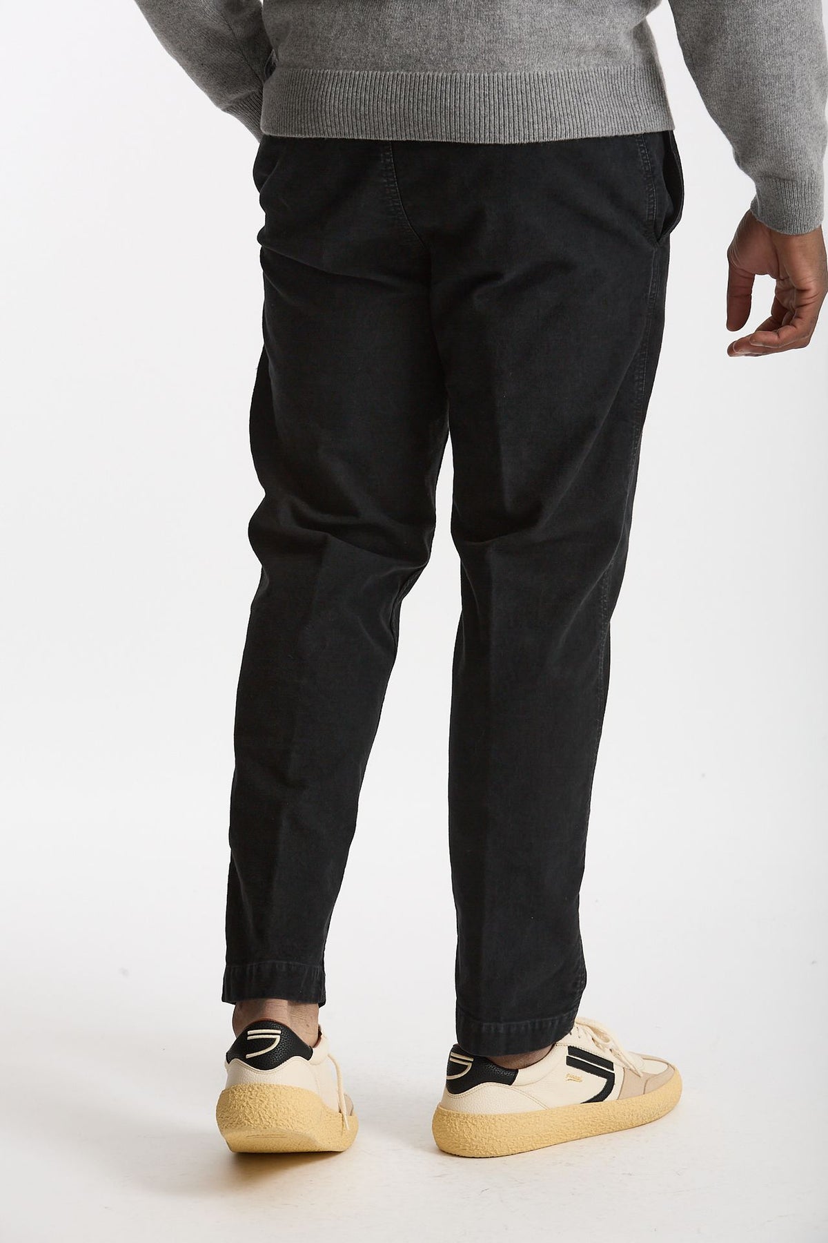 Pantalone ZYAN  in cotone lavato antracite uomo Dondup - 3